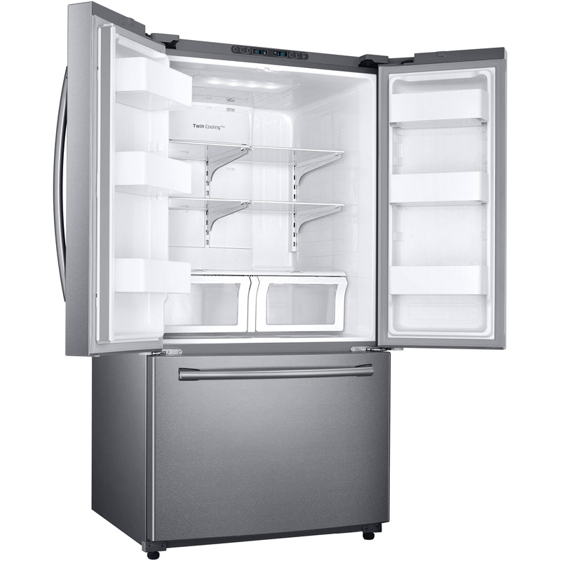 Samsung 36-inch, 25.5 cu. ft. French Freestanding 3-Door Refrigerator with Twin Cooling Plus™ RF26HFENDSR/AA IMAGE 6