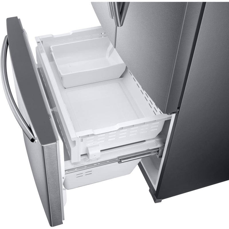 Samsung 36-inch, 25.5 cu. ft. French Freestanding 3-Door Refrigerator with Twin Cooling Plus™ RF26HFENDSR/AA IMAGE 8