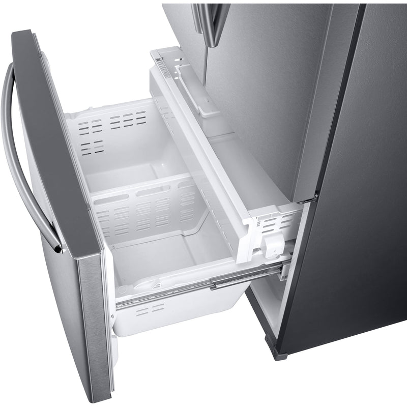 Samsung 36-inch, 25.5 cu. ft. French Freestanding 3-Door Refrigerator with Twin Cooling Plus™ RF26HFENDSR/AA IMAGE 9
