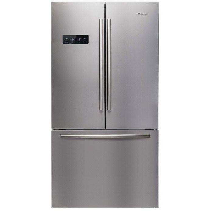 Hisense 36-inch, 20.3 cu.ft. Counter-depth French 3-Door Refrigerator with Digital Display RF20N6ASE IMAGE 1