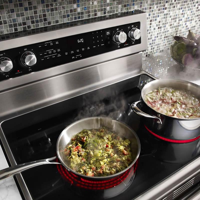 KitchenAid 30 inch Freestanding Electric Range YKFED500ESS