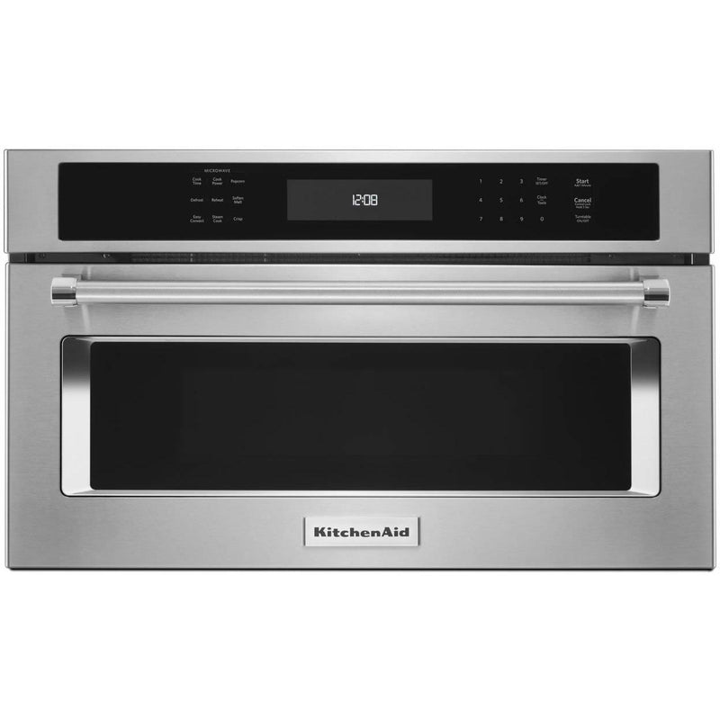 KitchenAid 30-inch, 1.4 cu. ft. Built-In Microwave Oven with Convection KMBP100ESS IMAGE 1