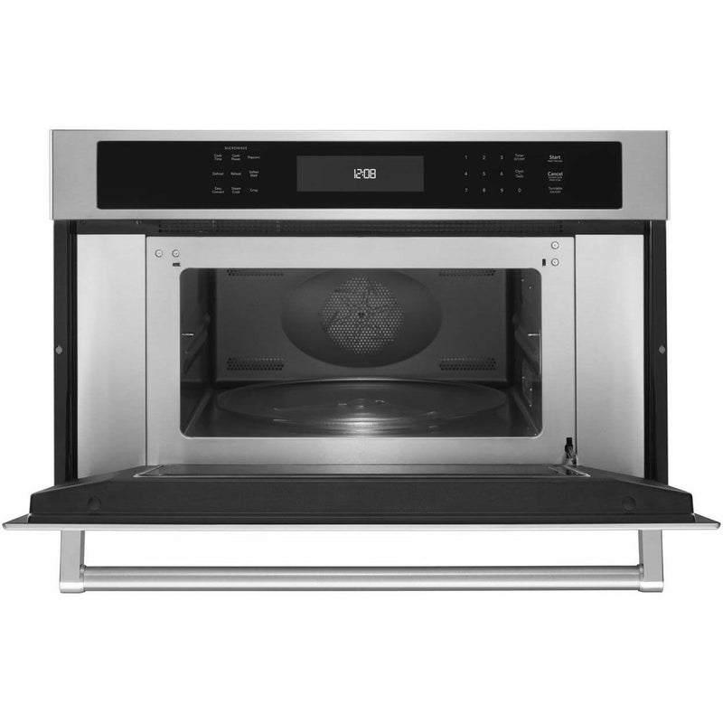 KitchenAid 30-inch, 1.4 cu. ft. Built-In Microwave Oven with Convection KMBP100ESS IMAGE 3