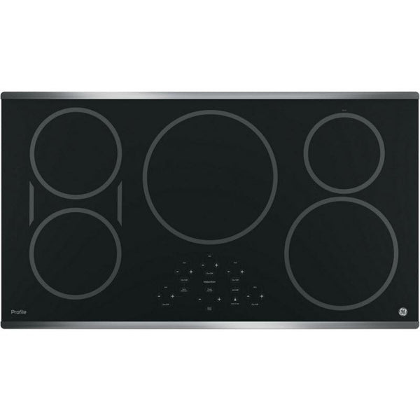 GE Profile 36-inch Built-In Induction Cooktop PHP9036SJSS IMAGE 1