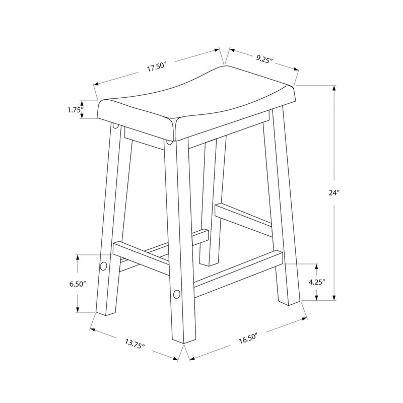 Monarch Counter Height Stool I 1533 IMAGE 5