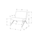 Monarch Stationary Fabric Accent Chair I 8136 IMAGE 5