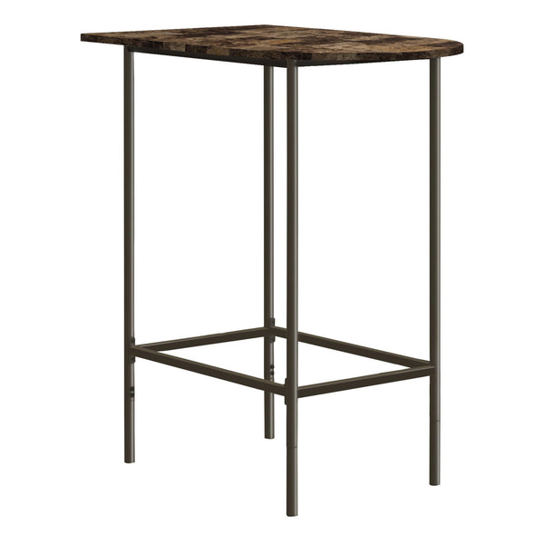 Monarch Pub Height Dining Table with Faux Marble Top & Trestle Base I 2315 IMAGE 1