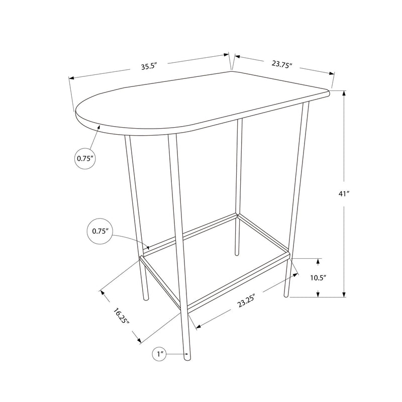 Monarch Pub Height Dining Table with Trestle Base I 2345 IMAGE 5