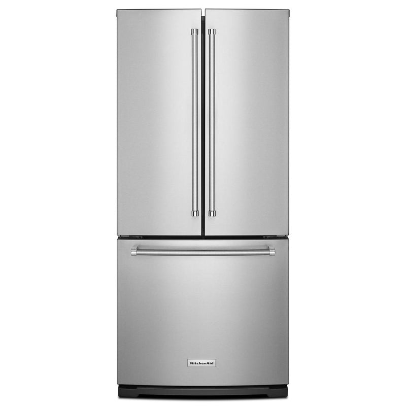 KitchenAid 30-inch, 19.7 cu. ft. French 3-Door Refrigerator with Ice and Water KRFF300ESS IMAGE 1
