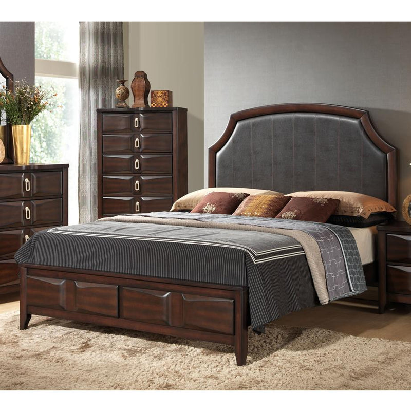 IFDC Nina King Platform Bed Nina 78" Bed IMAGE 1