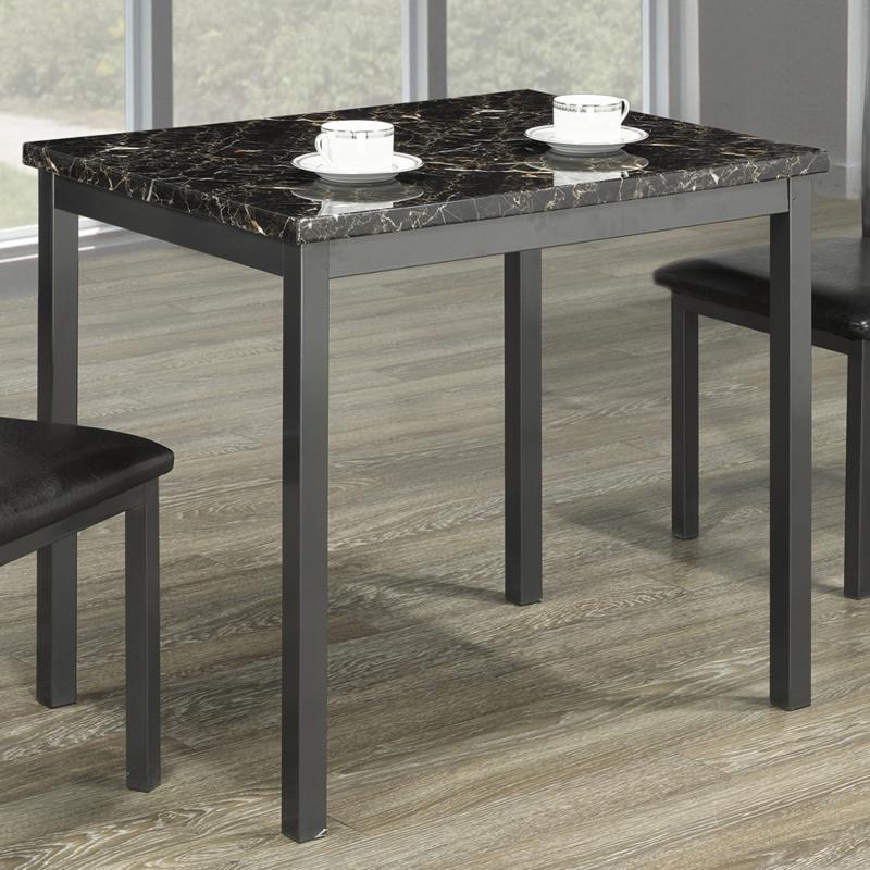IFDC Dining Table with Marble Top T1211 IMAGE 1