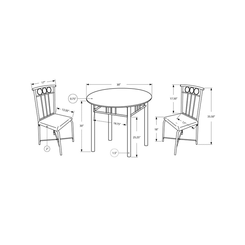 Monarch 3 pc Dinette I 3045 IMAGE 5