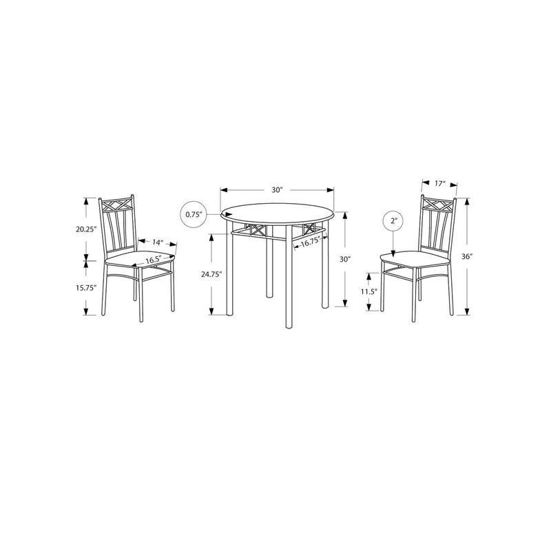 Monarch 3 pc Dinette I 3075 IMAGE 5