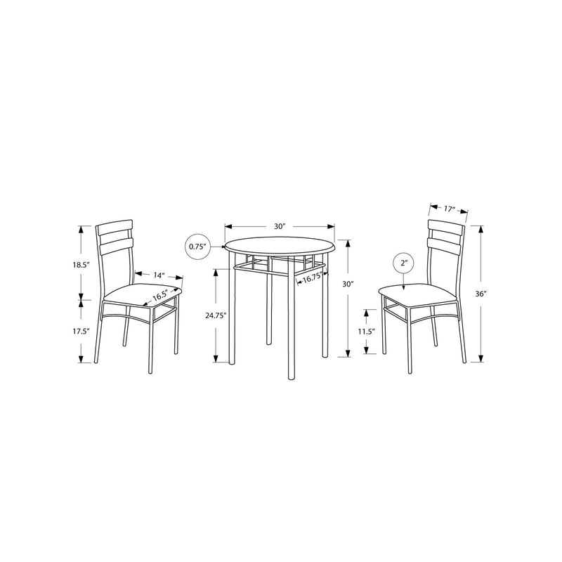 Monarch 3 pc Dinette I 3095 IMAGE 5