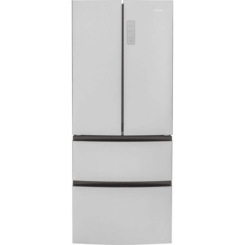 Haier 28-inch, 15 cu. ft. French 4-Door Refrigerator HRF15N3AGS IMAGE 1
