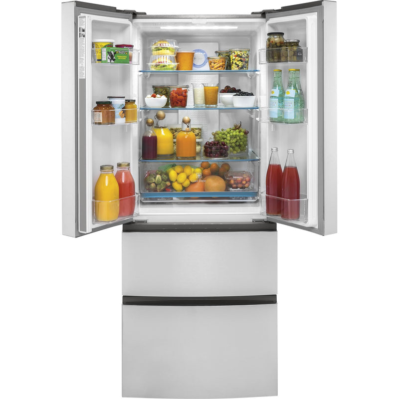 Haier 28-inch, 15 cu. ft. French 4-Door Refrigerator HRF15N3AGS IMAGE 2