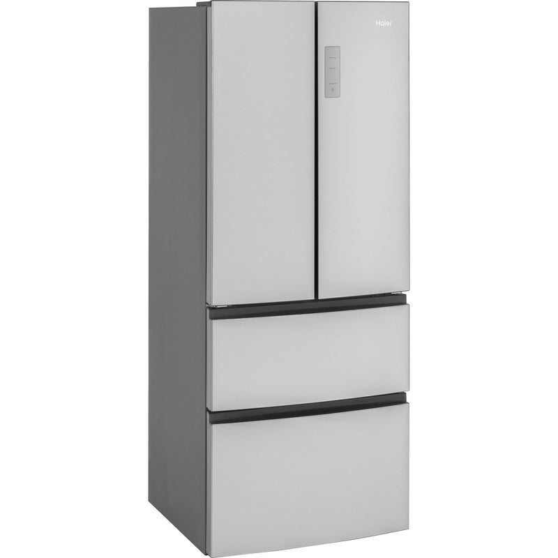 Haier 28-inch, 15 cu. ft. French 4-Door Refrigerator HRF15N3AGS IMAGE 4