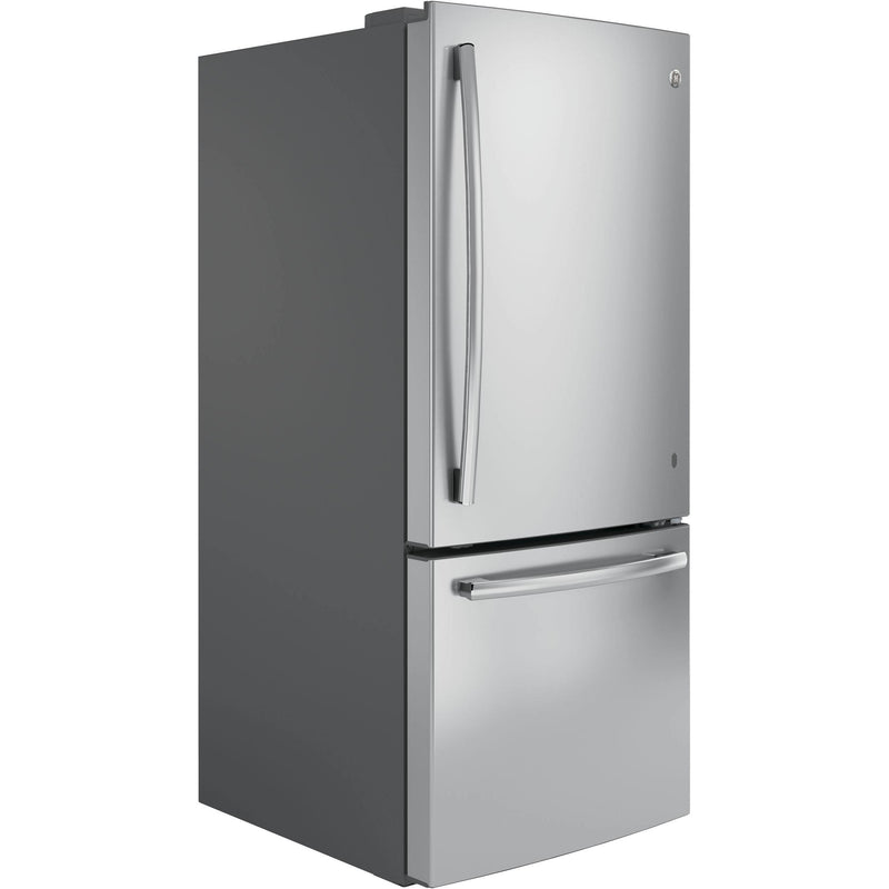 GE 30-inch, 21 cu.ft. Freestanding Bottom Freezer Refrigerator with Interior Ice Maker GDE21ESKSS IMAGE 2