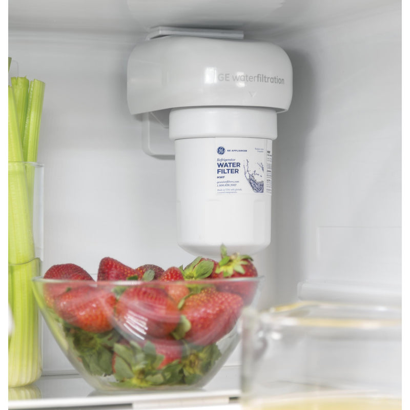 GE 30-inch, 21 cu.ft. Freestanding Bottom Freezer Refrigerator with Interior Ice Maker GDE21ESKSS IMAGE 7