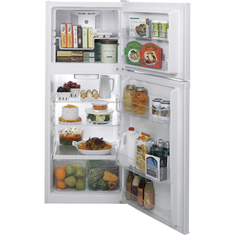 GE 24-inch, 11.6 cu. ft. Top Freezer Refrigerator GPE12FGKWW IMAGE 3