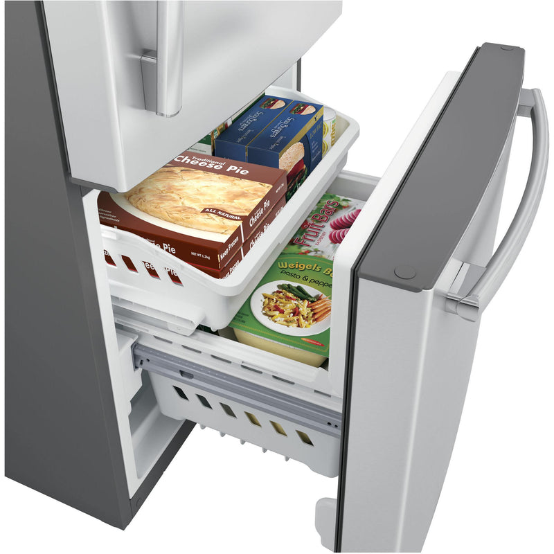 GE 30-inch, 20.9 cu. ft. Bottom Freezer Refrigerator GDE21DSKSS IMAGE 3