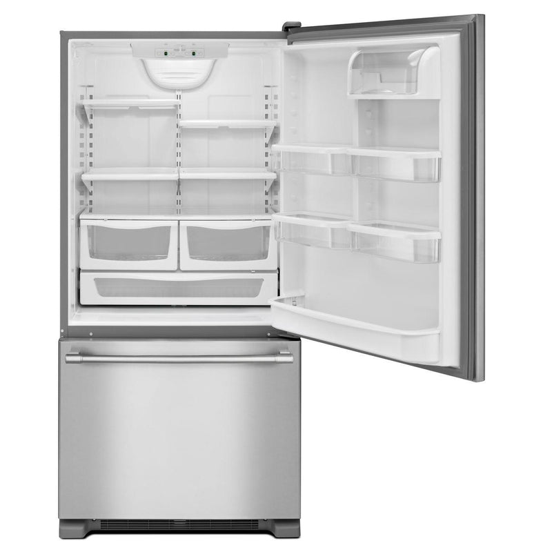 Maytag 33-inch, 22.1 cu. ft. Bottom Freezer Refrigerator with Ice and Water MBF2258FEZ IMAGE 2