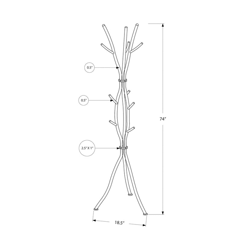 Monarch Coat Racks Coat Rack I 2063 IMAGE 5