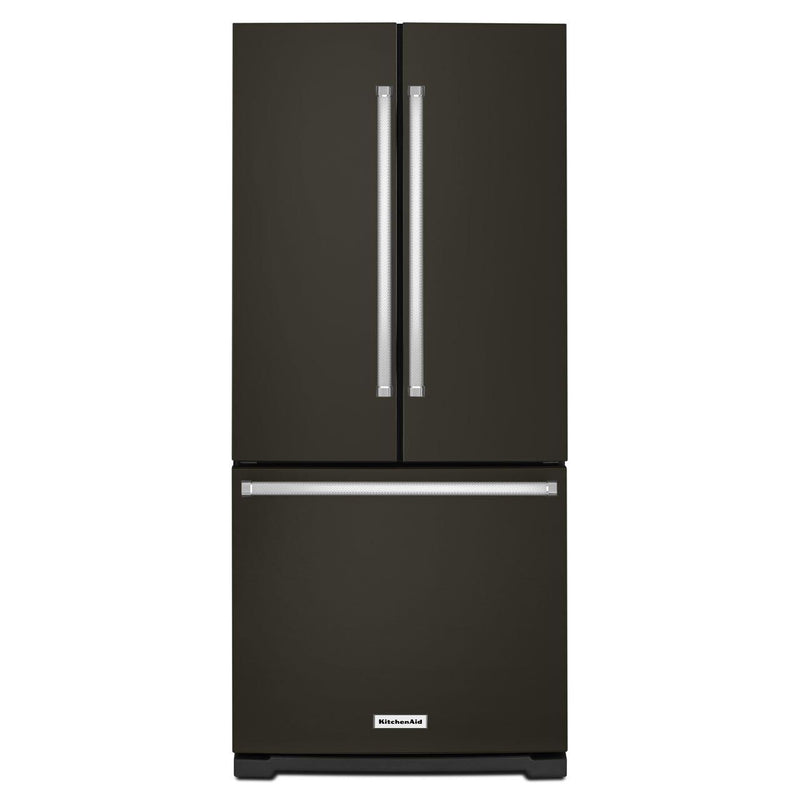 KitchenAid 31-inch, 19.68 cu. ft. French 3-Door Refrigerator with Ice and Water KRFF300EBS IMAGE 1