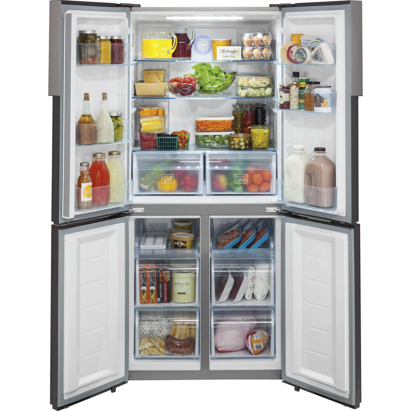 Haier 33-inch, 16.4 cu. ft. Counter-Depth French 4-Door Refrigerator HRQ16N3BGS IMAGE 3