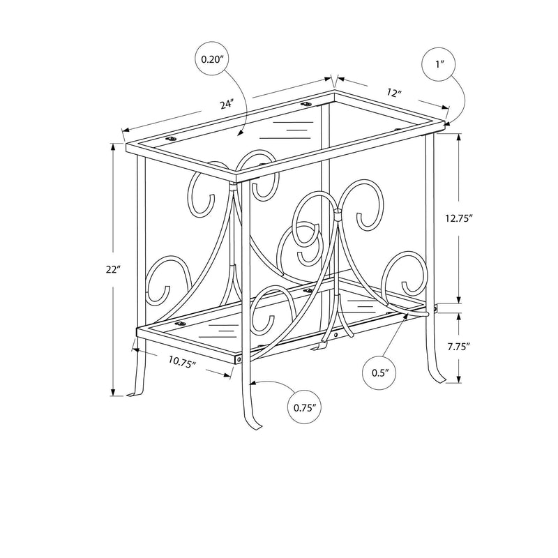 Monarch Accent Table I 3106 IMAGE 5