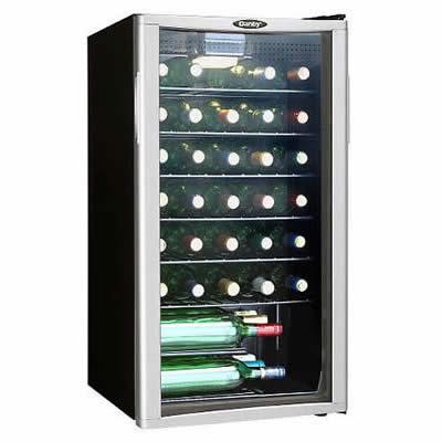 Danby 3.2 cu. ft. 35-bottle Freestanding Wine Cooler DWC350BLP IMAGE 1