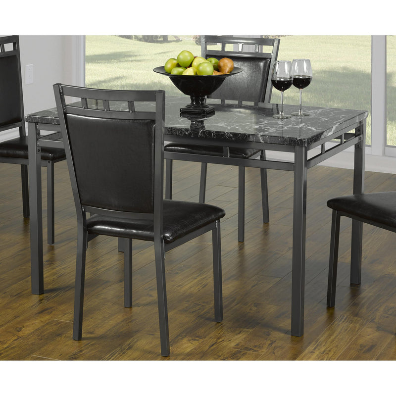 IFDC Dining Table with Marble Top T1230 IMAGE 1