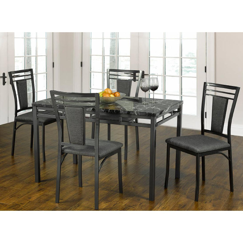 IFDC Dining Table with Marble Top T1230 IMAGE 3