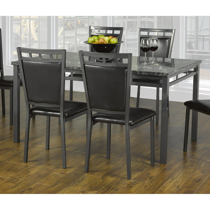 IFDC Dining Table with Marble Top T1240 IMAGE 1