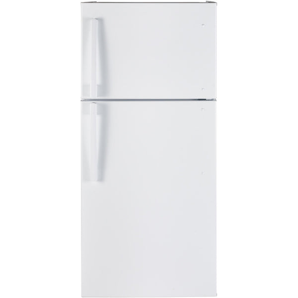 GE 18 cu.ft. Freestanding Top-Freezer Refrigerator MTE18HTKRWW IMAGE 1