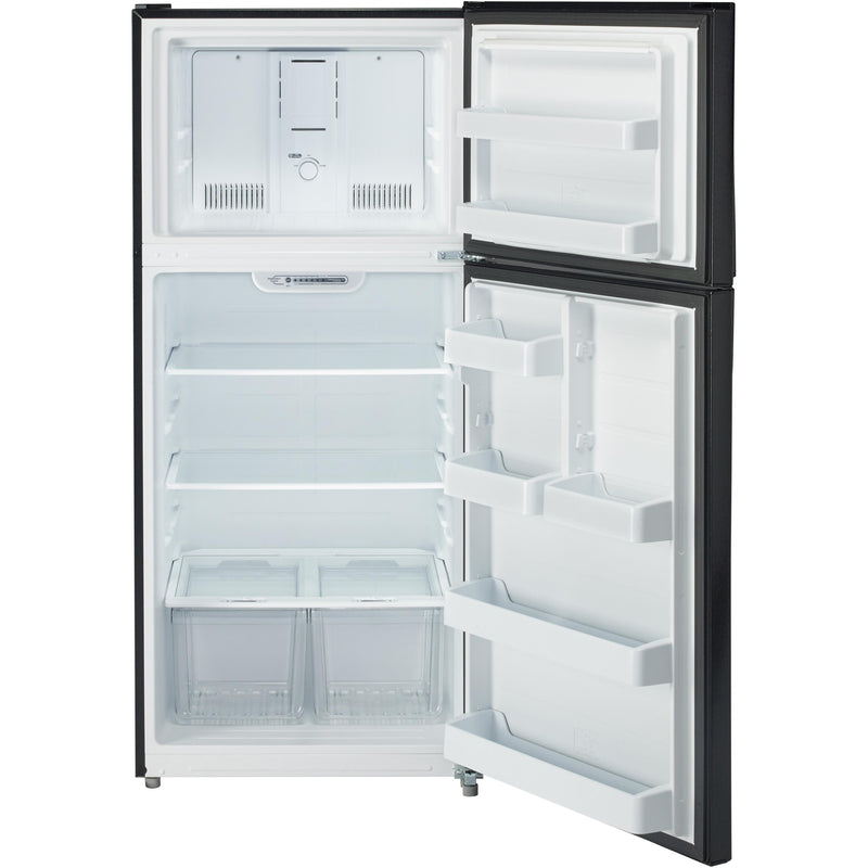 GE 18 cu.ft. Freestanding Top-Freezer Refrigerator MTE18HTKBB IMAGE 2