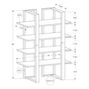 Monarch Bookcases 4-Shelf I 7237 IMAGE 5