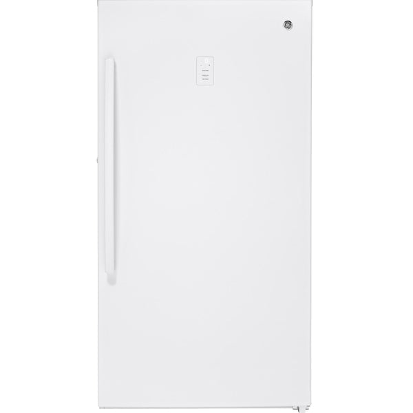 GE 14.1 cu. ft. Upright Freezer with LED Lighting FUF14DLRWW IMAGE 1
