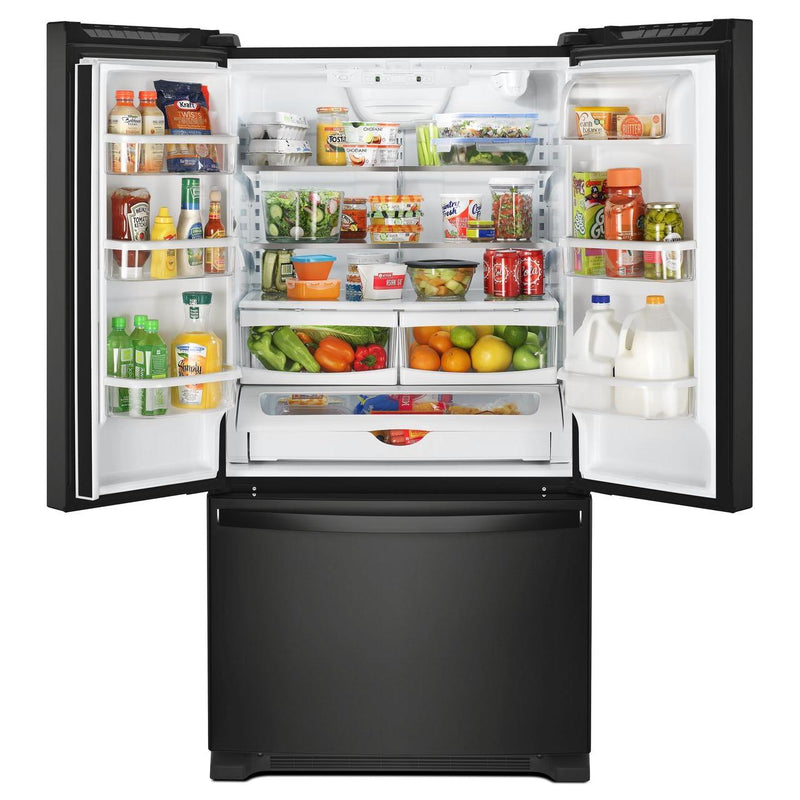 Whirlpool 36-inch, 25.2 cu. ft. French 3-Door Refrigerator with Water Dispenser WRF535SWHB IMAGE 3