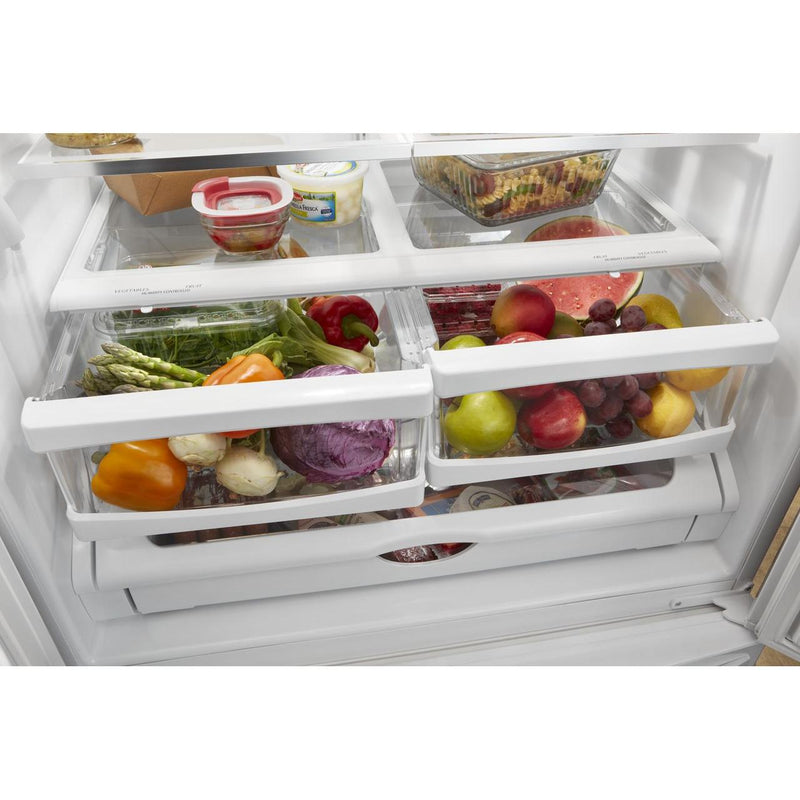 Whirlpool 36-inch, 20.0 cu. ft. Counter-Depth French 3-Door Refrigerator WRF540CWHB IMAGE 7