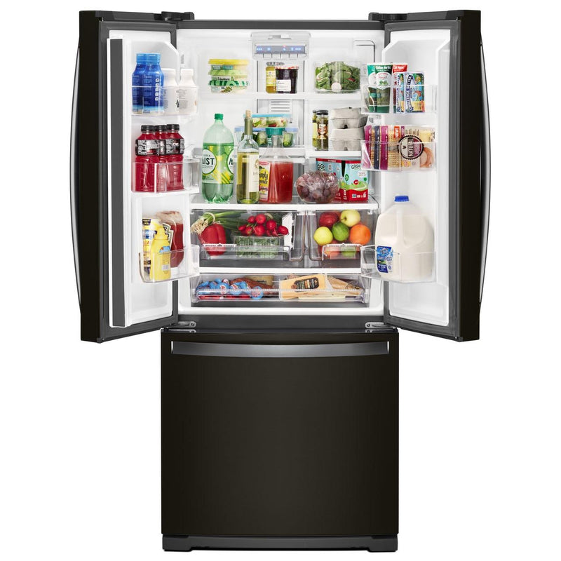 Whirlpool 30-inch, 19.68 cu.ft. Freestanding French 3-Door Refrigerator with FreshFlow™ Air Filter WRF560SFHV IMAGE 3