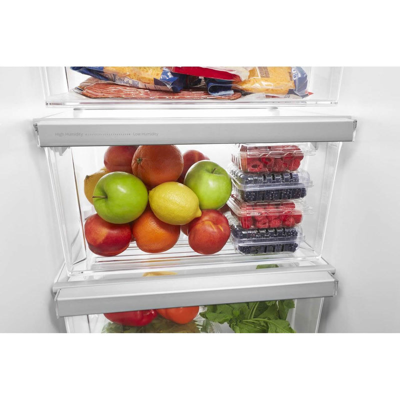 Whirlpool 33-inch, 21.7 cu. ft. Freestanding Side-by-side Refrigerator with Adaptive Defrost WRS312SNHW IMAGE 6