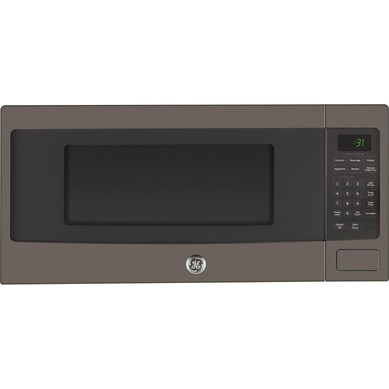 GE Profile 24-inch, 1.1 cu.ft. Countertop Microwave Oven with 10 Power Levels PEM10SLFC IMAGE 1