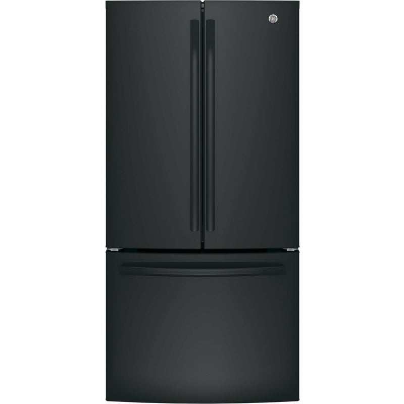 GE 33-inch, 18.6 cu. ft. Counter-Depth French-Door Refrigerator GWE19JGLBB IMAGE 1