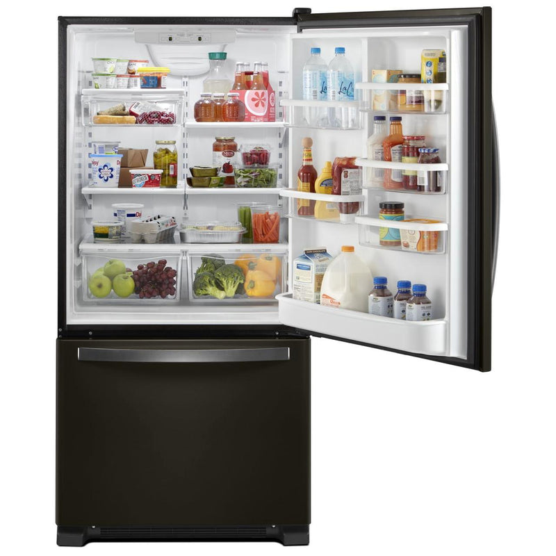 Whirlpool 33-inch, 22 cu. ft. Bottom Freezer Refrigerator with Icemaker WRB322DMHV IMAGE 4