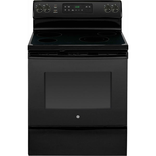 GE 30-inch Freestanding Electric range with Self-Clean Oven JCB635DKBB IMAGE 1