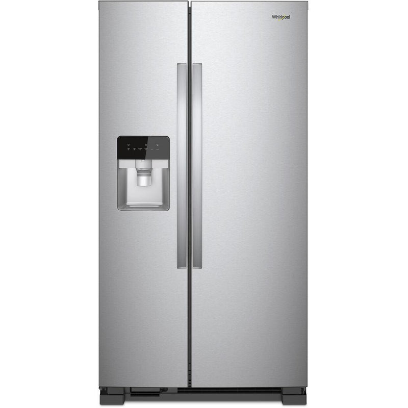Whirlpool 33-inch, 21.4 cu. ft. Side-by-Side Freestanding Refrigerator with Exterior Ice and Water Dispenser with EveryDrop™ Water Filtration WRS331SDHM IMAGE 1