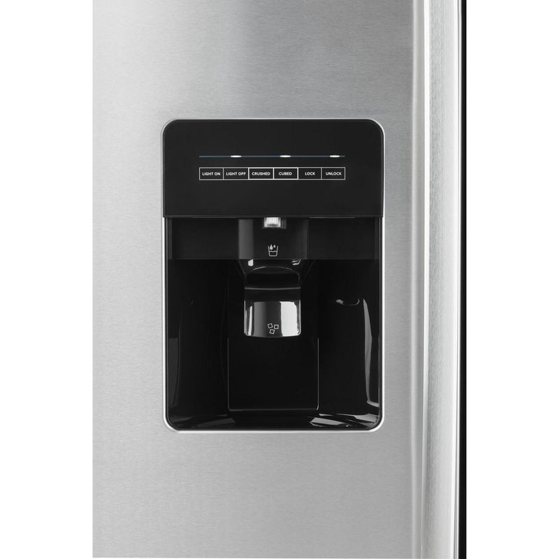 Amana 33in 21cu.ft. Side-by-Side Refrigerator with External Water & Ice Dispenser ASI2175GRS IMAGE 3