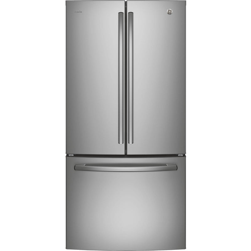 GE Profile 33-inch, 24.8 cu. ft. French 3-Door Refrigerator PNE25NSLKSS IMAGE 1