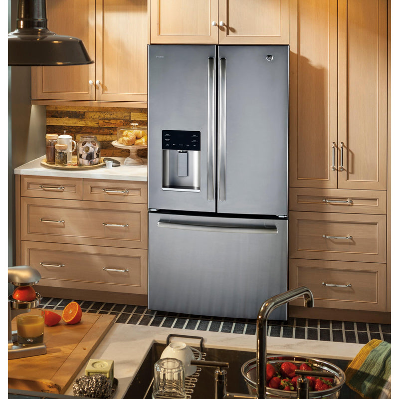 GE Profile 33-inch, 23.8 cu. Ft. French 3-door refrigerator PFE24HSLKSS IMAGE 11